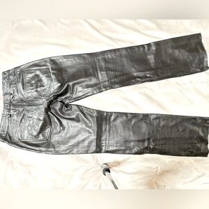 Guess Black Leather Pants size 2